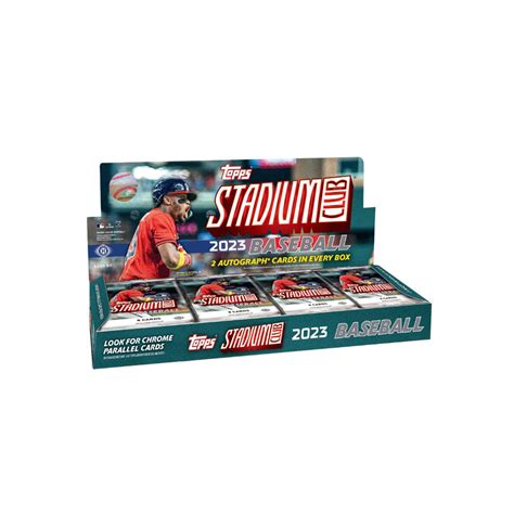 2023 topps stadium club baseball - hobby box